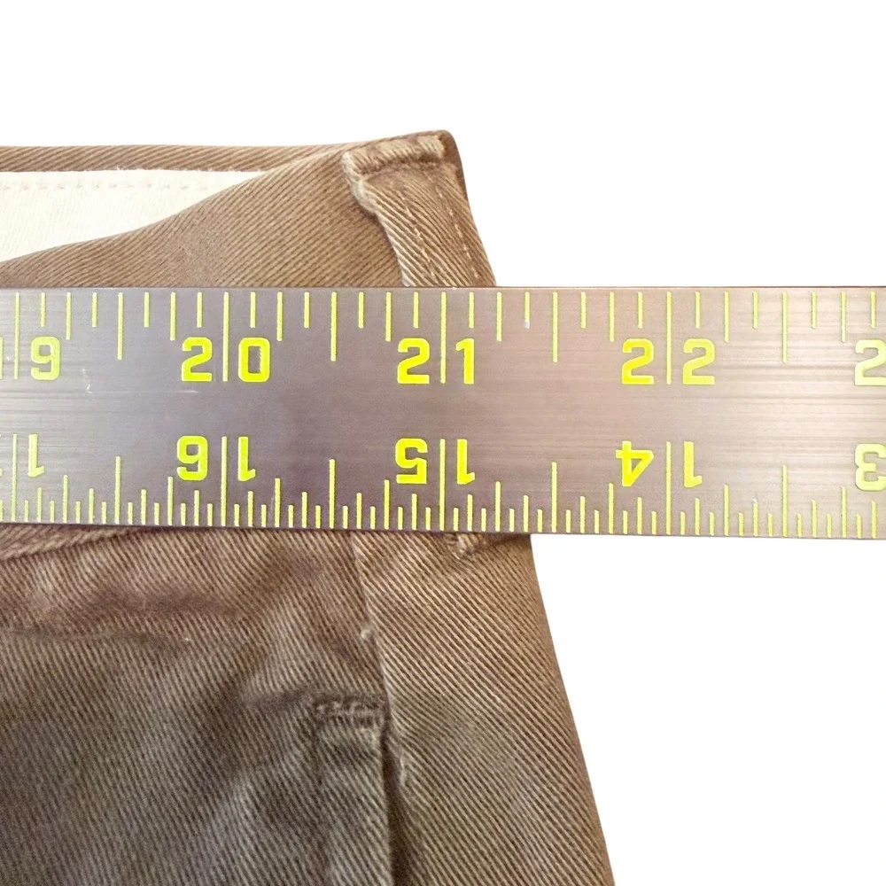 Polo Ralph Lauren Chino Pants Men 42x30 Brown Pleated Classic Fit Casual Pony